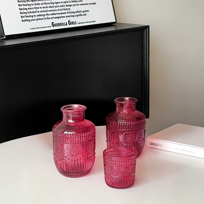 Fuschia Colored Jug and Cup Lid
