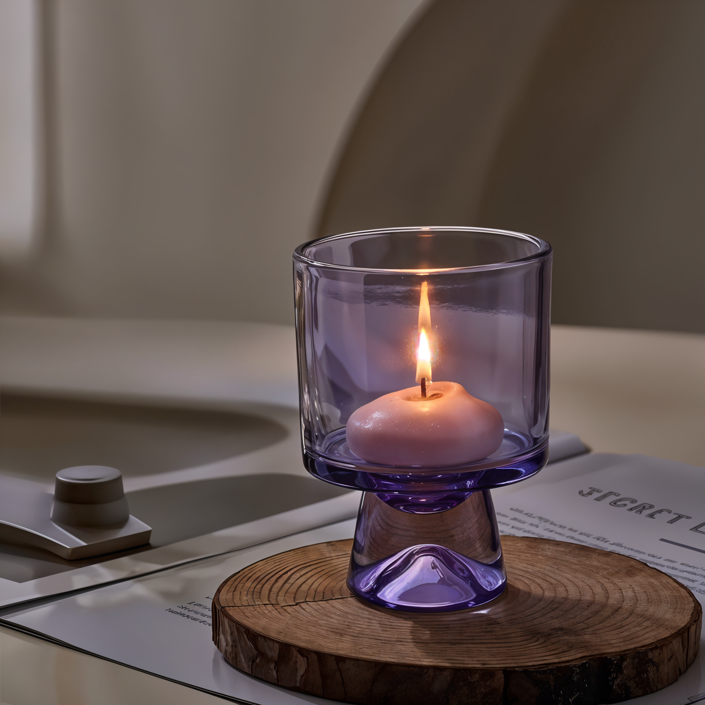 Purple with Base Dessert Cup