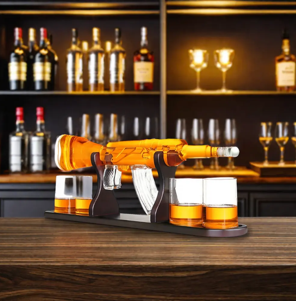 AK 47 Whiskey Decanter Set