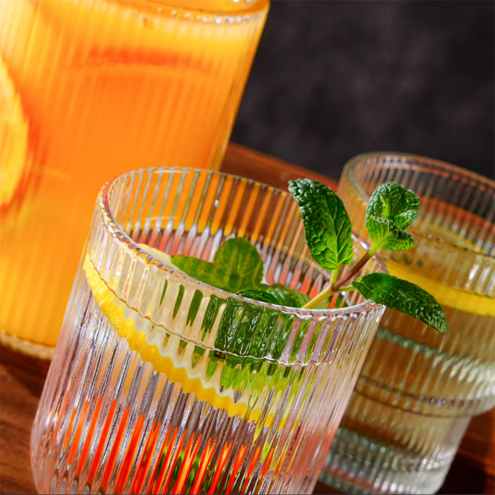 Striped Transparent Glass