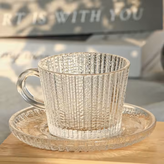 Frosted Coffee Glass Cup