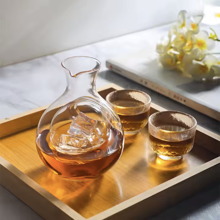 Japanese Cold Sake Glass Decanter