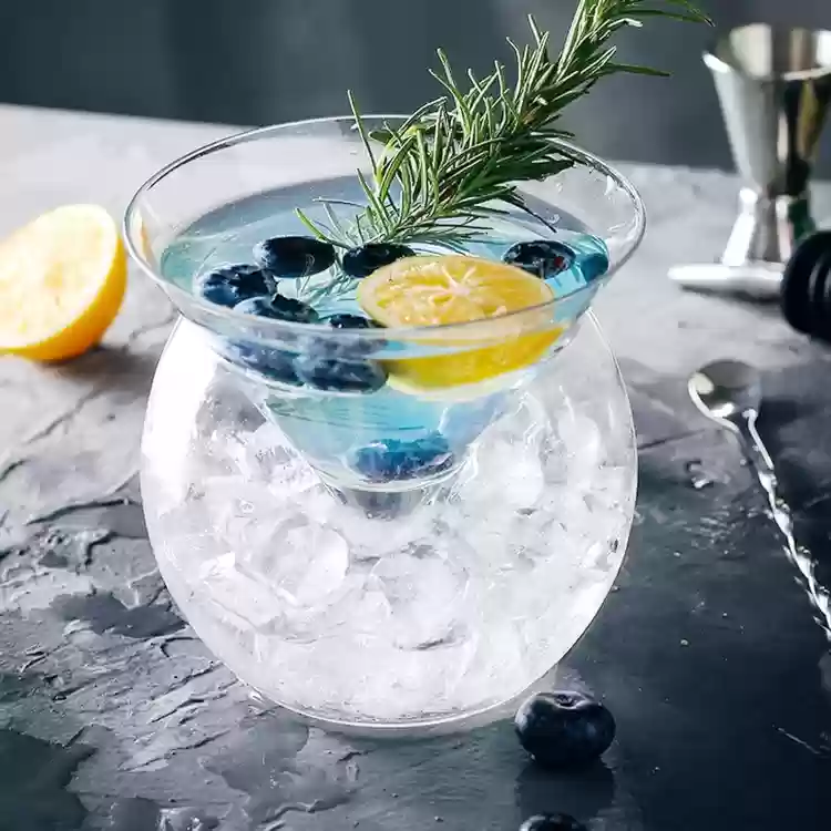 Martini Egg Shaped Cocktail Glass