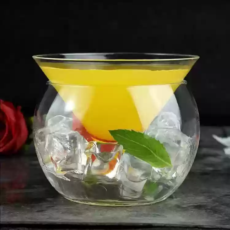 Martini Egg Shaped Cocktail Glass