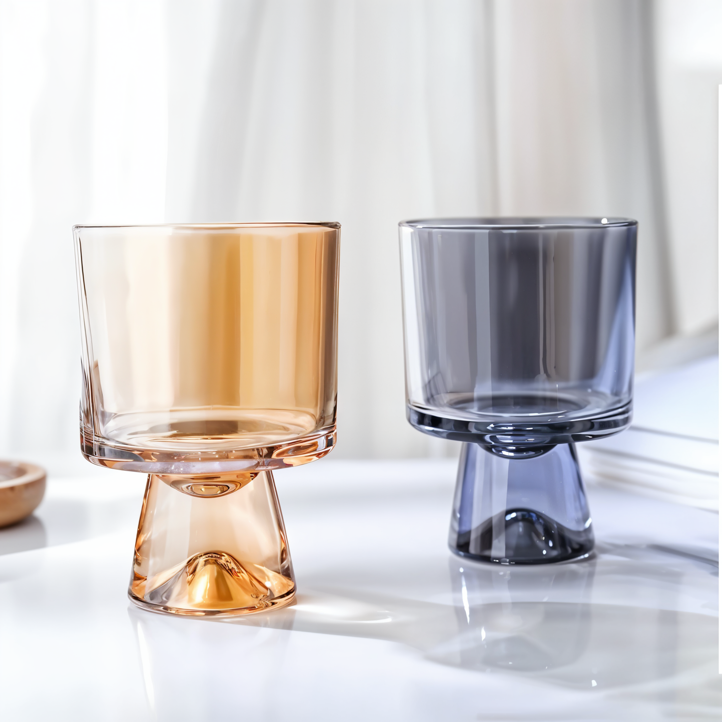 Amber with Base Dessert Cup