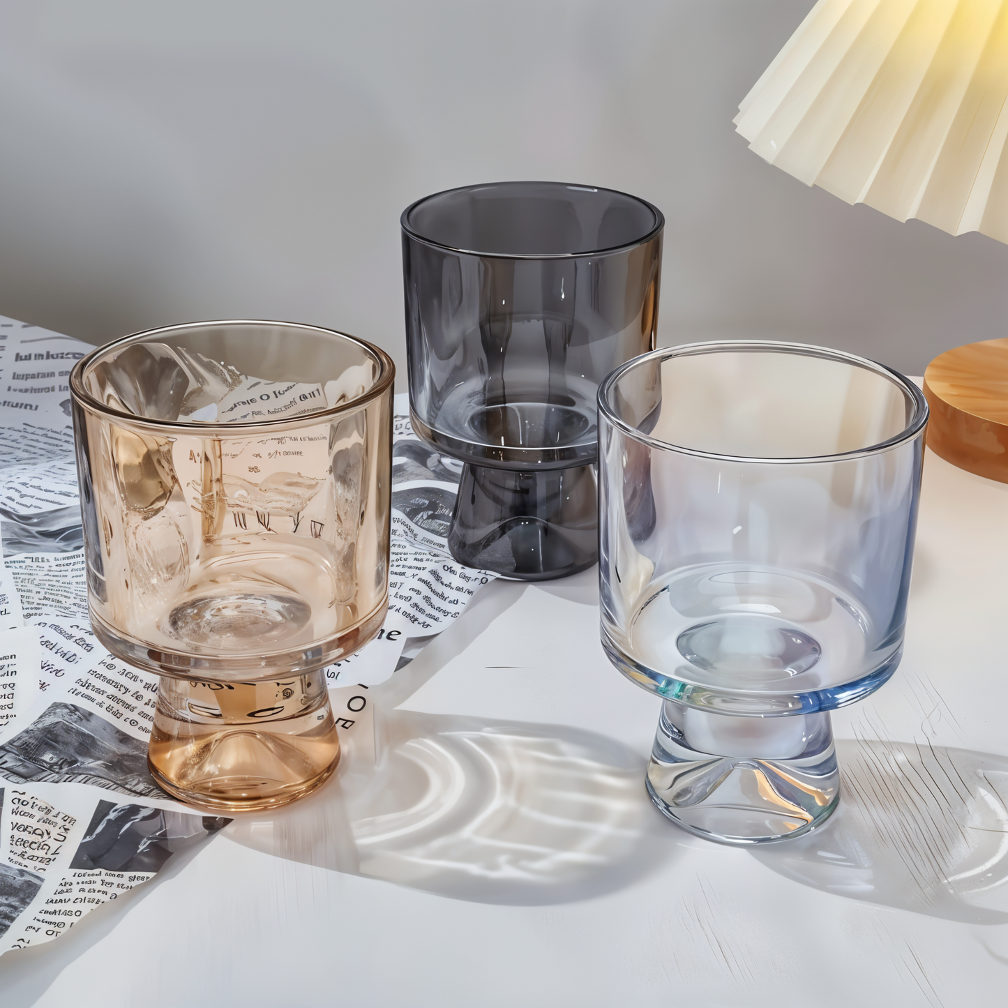 Amber with Base Dessert Cup