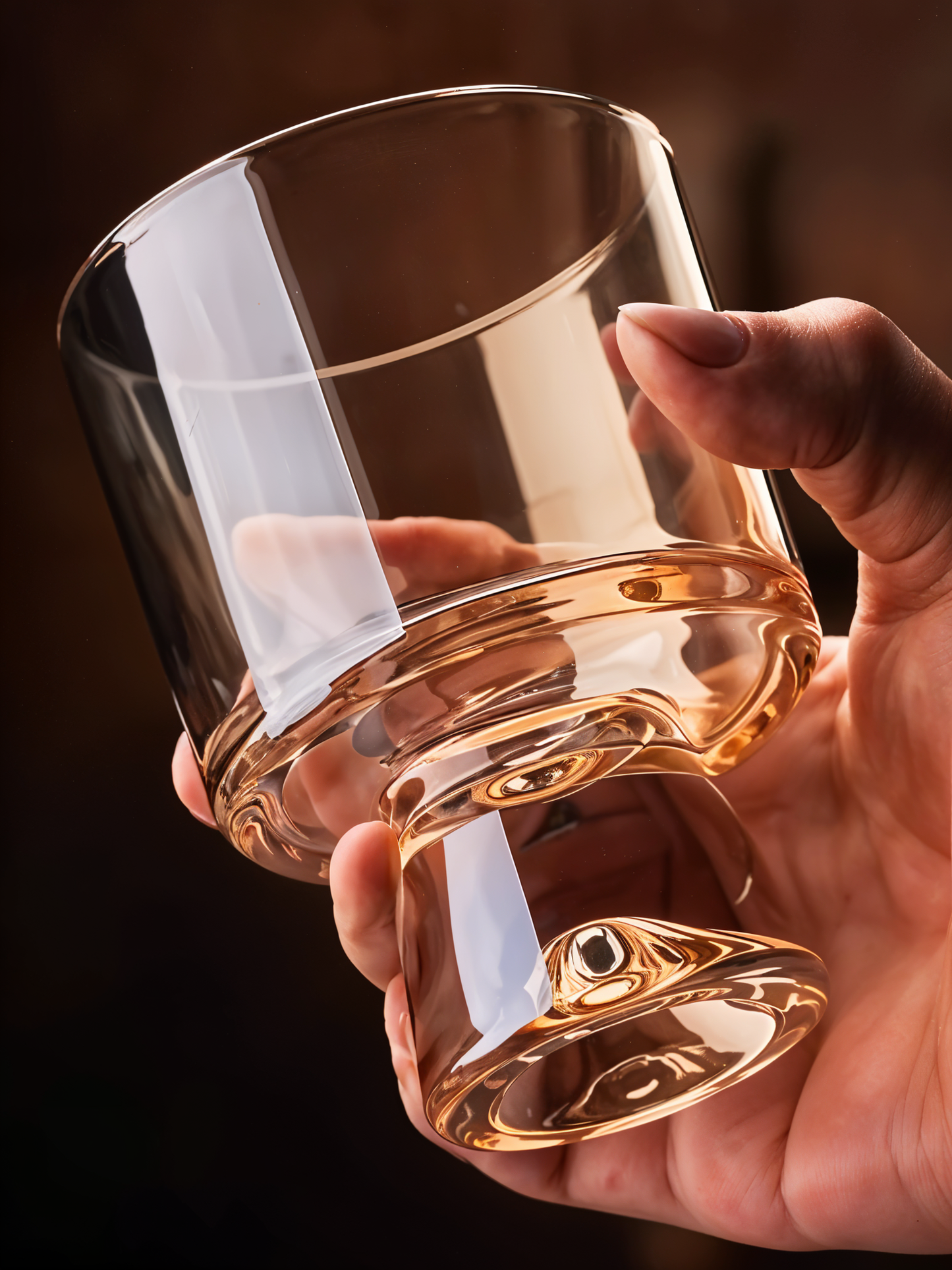 Amber with Base Dessert Cup